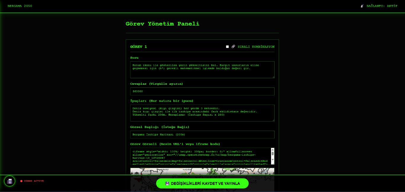 Soru Düzenleme Sayfası