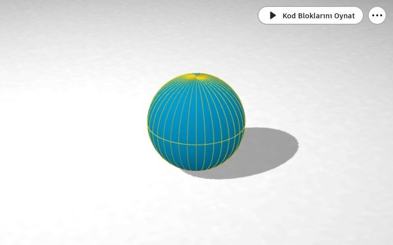 Tinkercad Codeblocks Meridyen Tasarımı